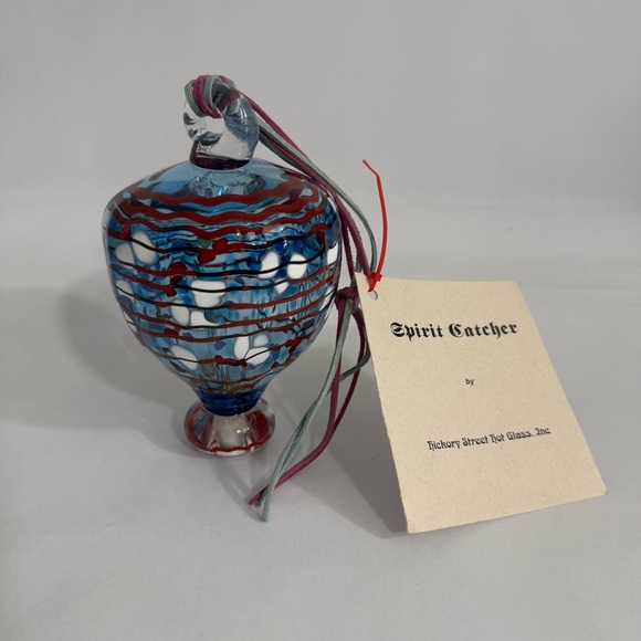 Spirit Catcher by Hickory Street Hot Glass Inc. Hand blown Glass Orb Witch Ball - Picture 1 of 9